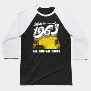 Made in 1963 60th Birthday Gift 60 Years Old 60th Birthday Baseball T-Shirt